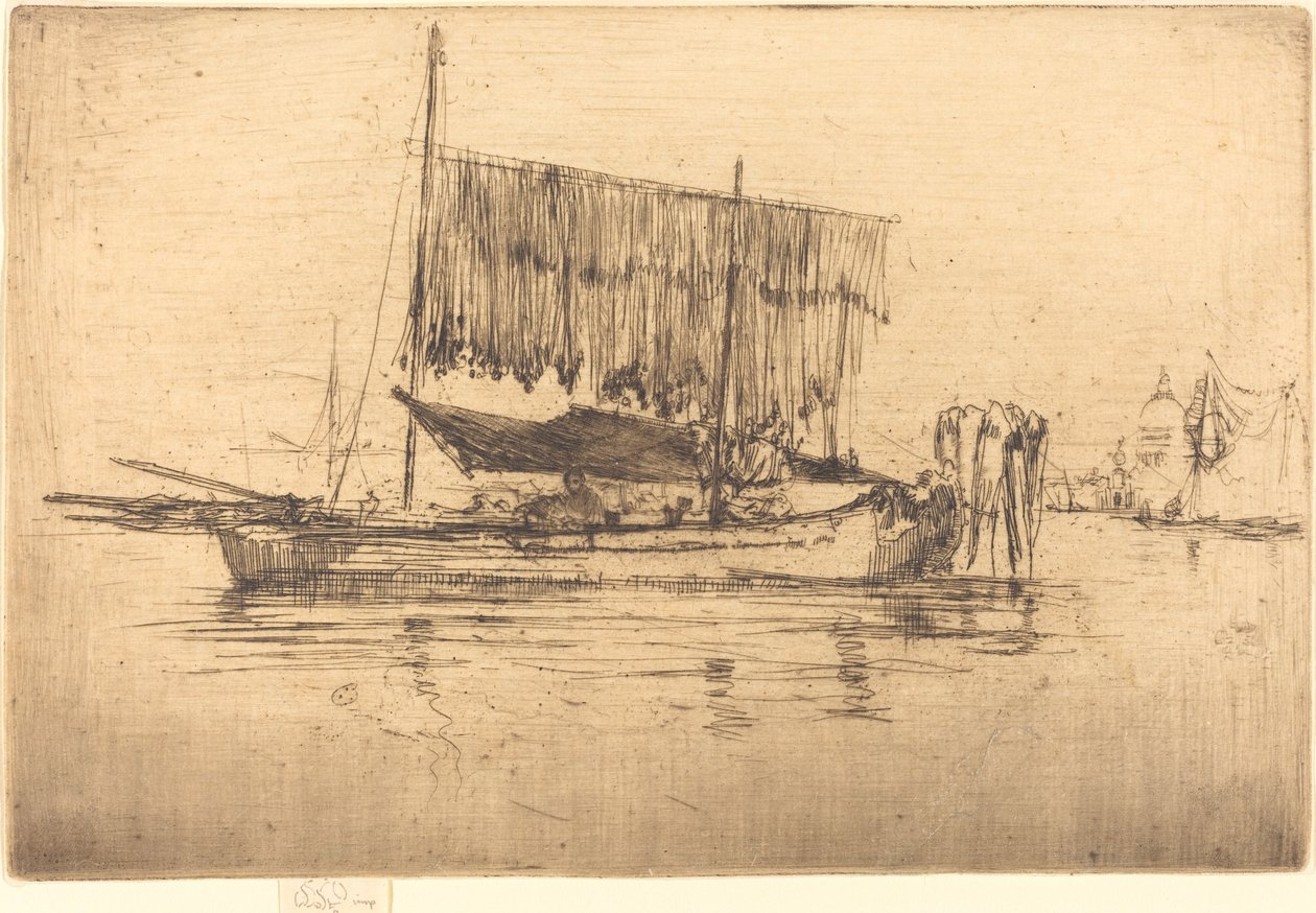 Bateau de pêche, 1880 - James Abbott McNeill Whistler