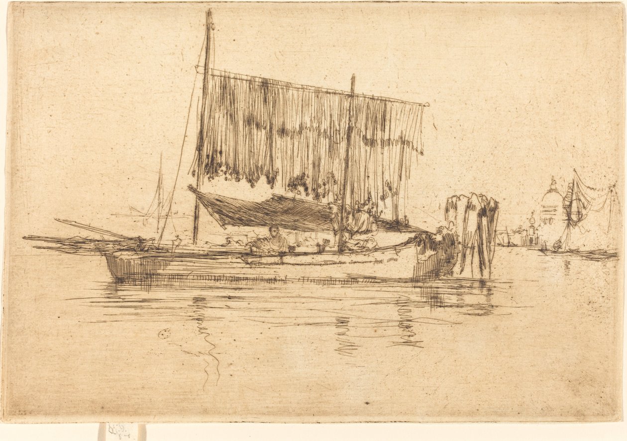Bateau de pêche, 1880 - James Abbott McNeill Whistler