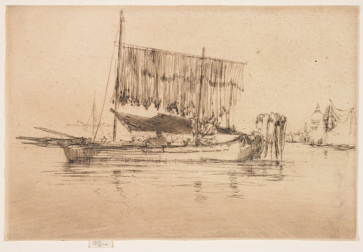 Bateau de pêche de la deuxième série vénitienne - James Abbott McNeill Whistler