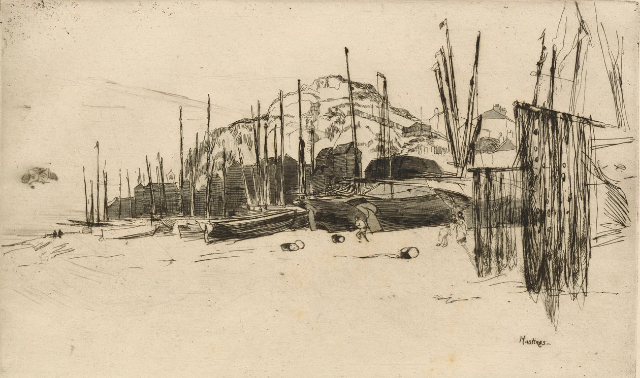 Bateaux de pêche, Hastings - James Abbott McNeill Whistler