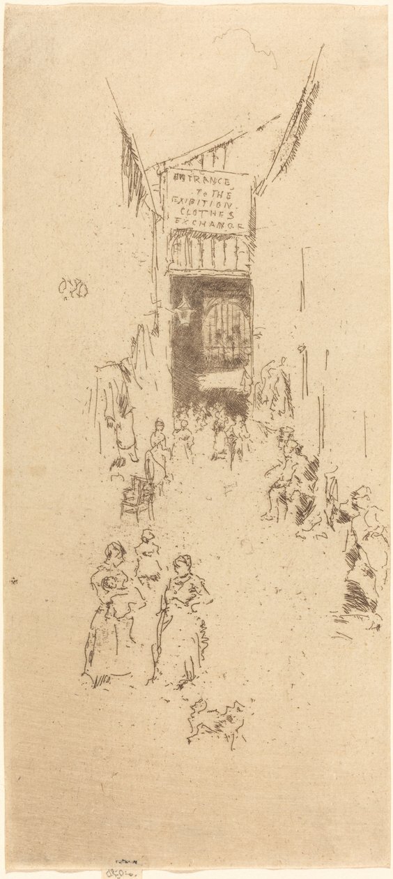 Passage Fleur de Lys, vers 1886-1888 - James Abbott McNeill Whistler
