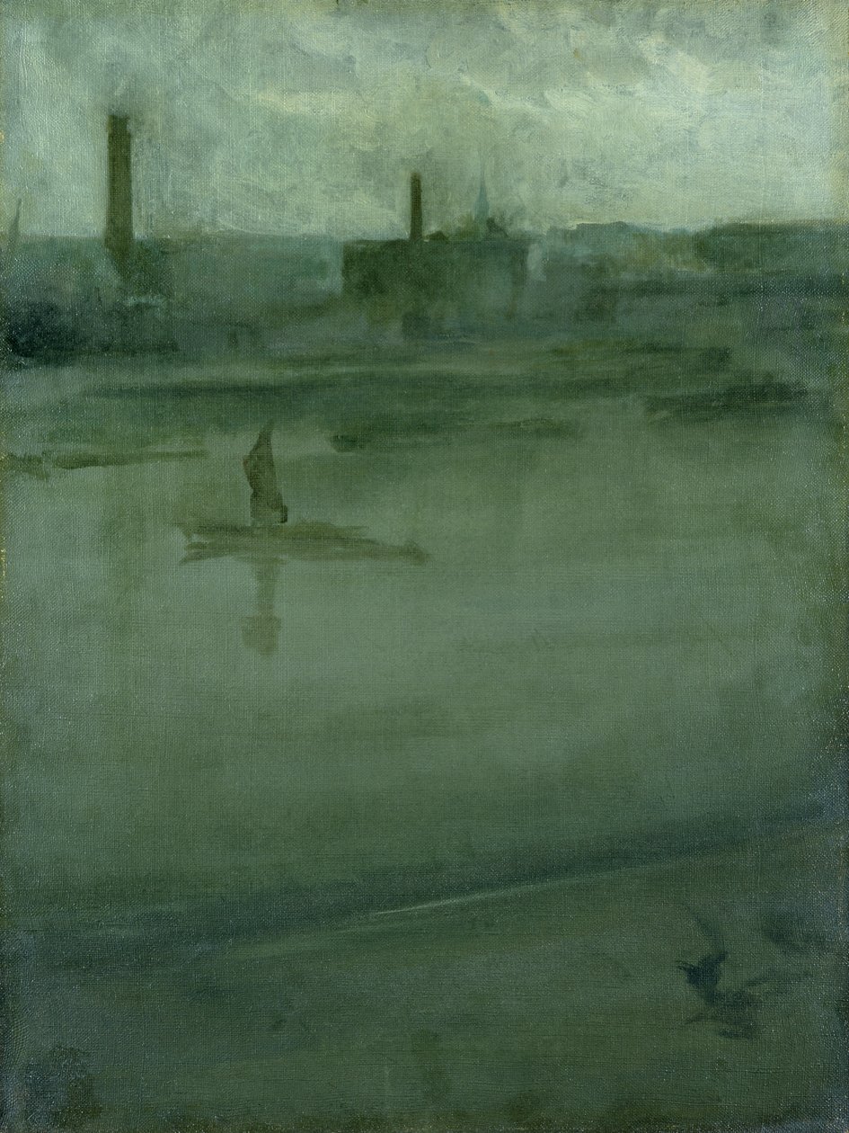 Gris et argent : La Tamise - James Abbott McNeill Whistler