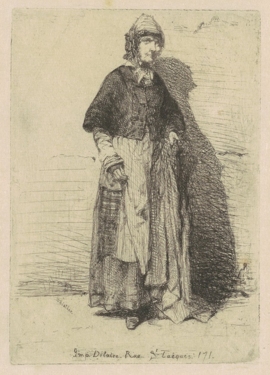 La Mère Gérard, 1858 - James Abbott McNeill Whistler