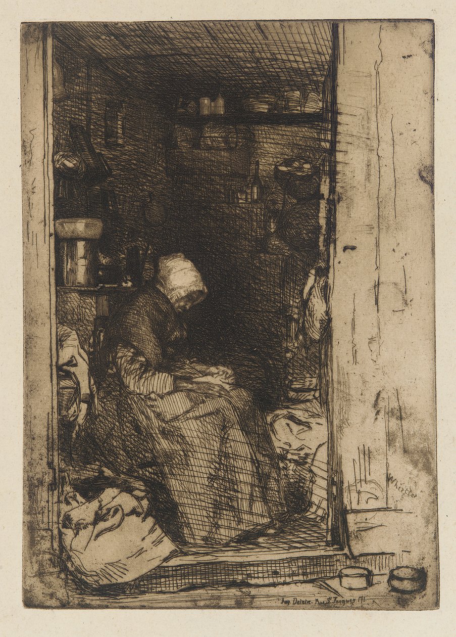 La Vieille aux loques - James Abbott McNeill Whistler