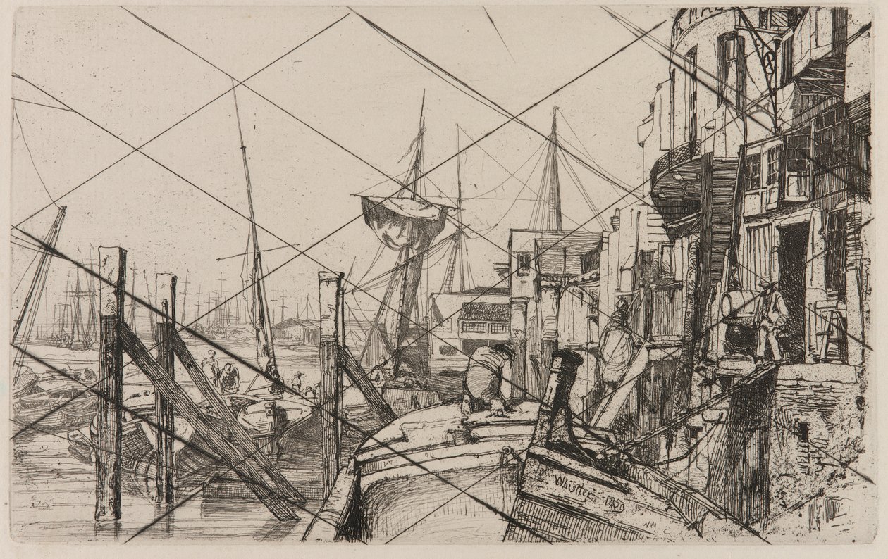 Limehouse, 1859 - James Abbott McNeill Whistler