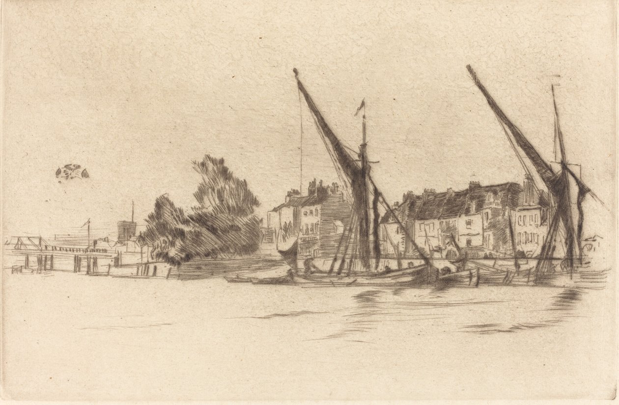 Maisons Lindsey, 1877 - James Abbott McNeill Whistler