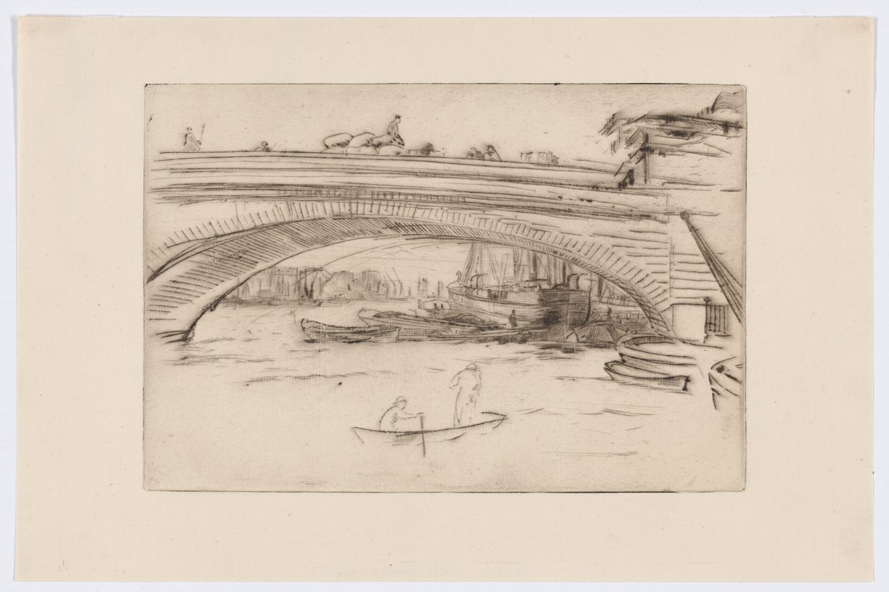 Pont de Londres, vers 1875 - James Abbott McNeill Whistler