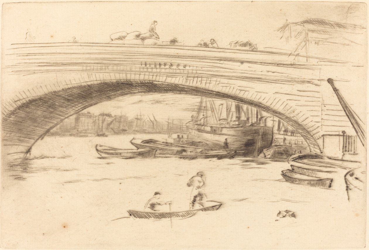 Pont de Londres, vers 1875 - James Abbott McNeill Whistler