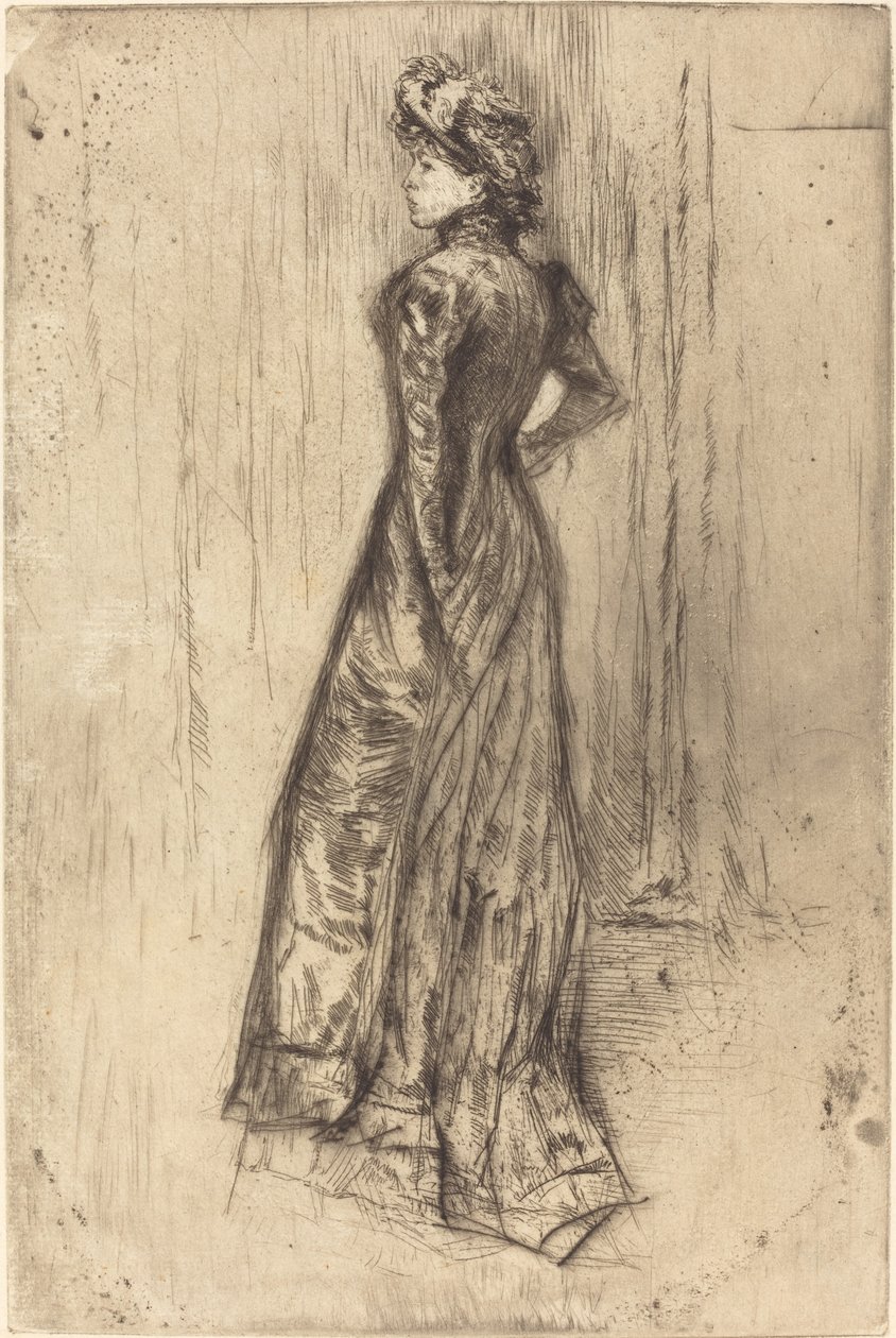 Maud, debout, vers 1873 - James Abbott McNeill Whistler