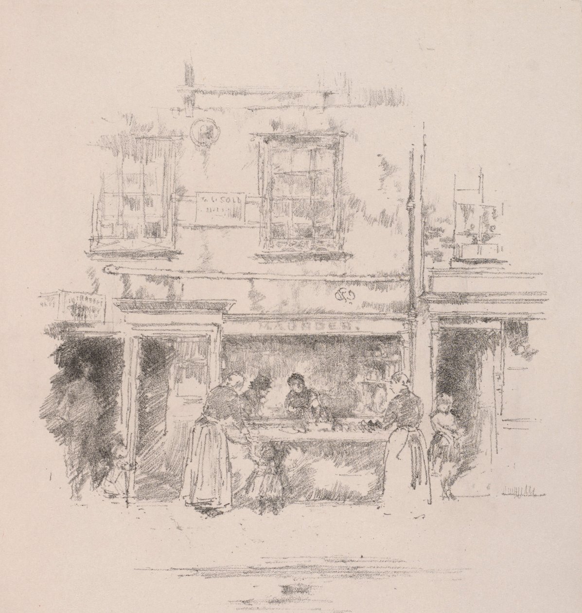 Boutique de poissons Maunders, Chelsea, 1890 - James Abbott McNeill Whistler