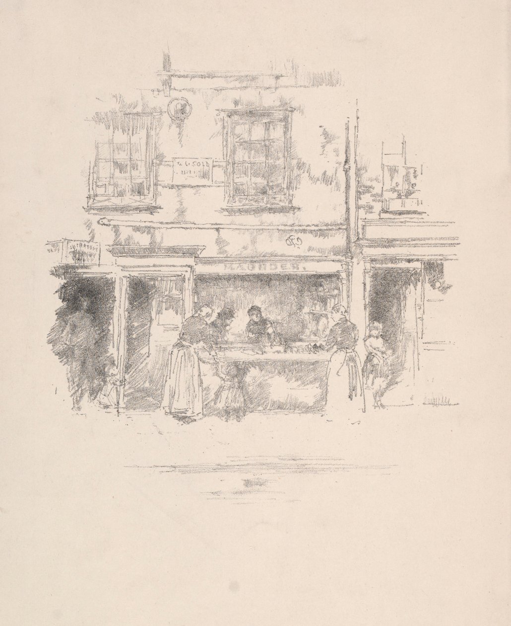 Poissonnerie Maunders, Chelsea, 1890 - James Abbott McNeill Whistler