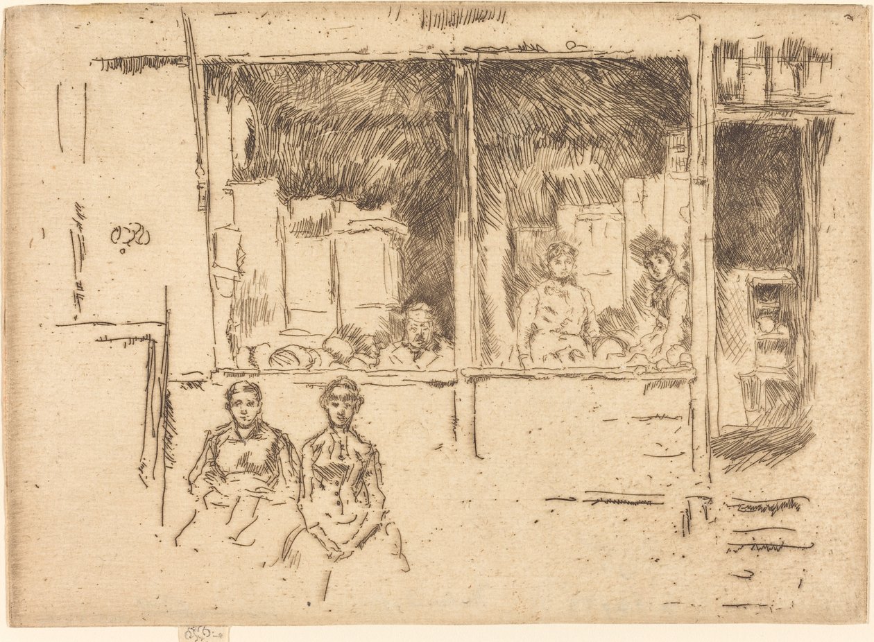 Boutique de melons, Hounsditch, vers 1886-1888 - James Abbott McNeill Whistler