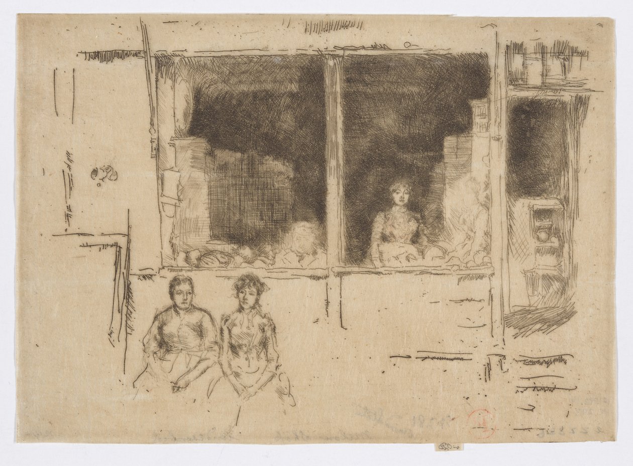 Boutique de melon, Houndsditch, vers 1886-88 - James Abbott McNeill Whistler