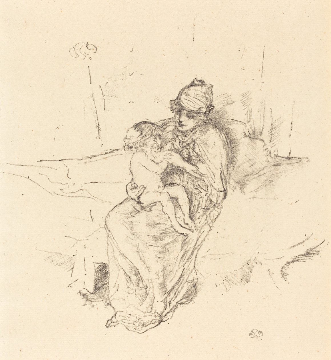 Mère et enfant, No. 1 - James Abbott McNeill Whistler