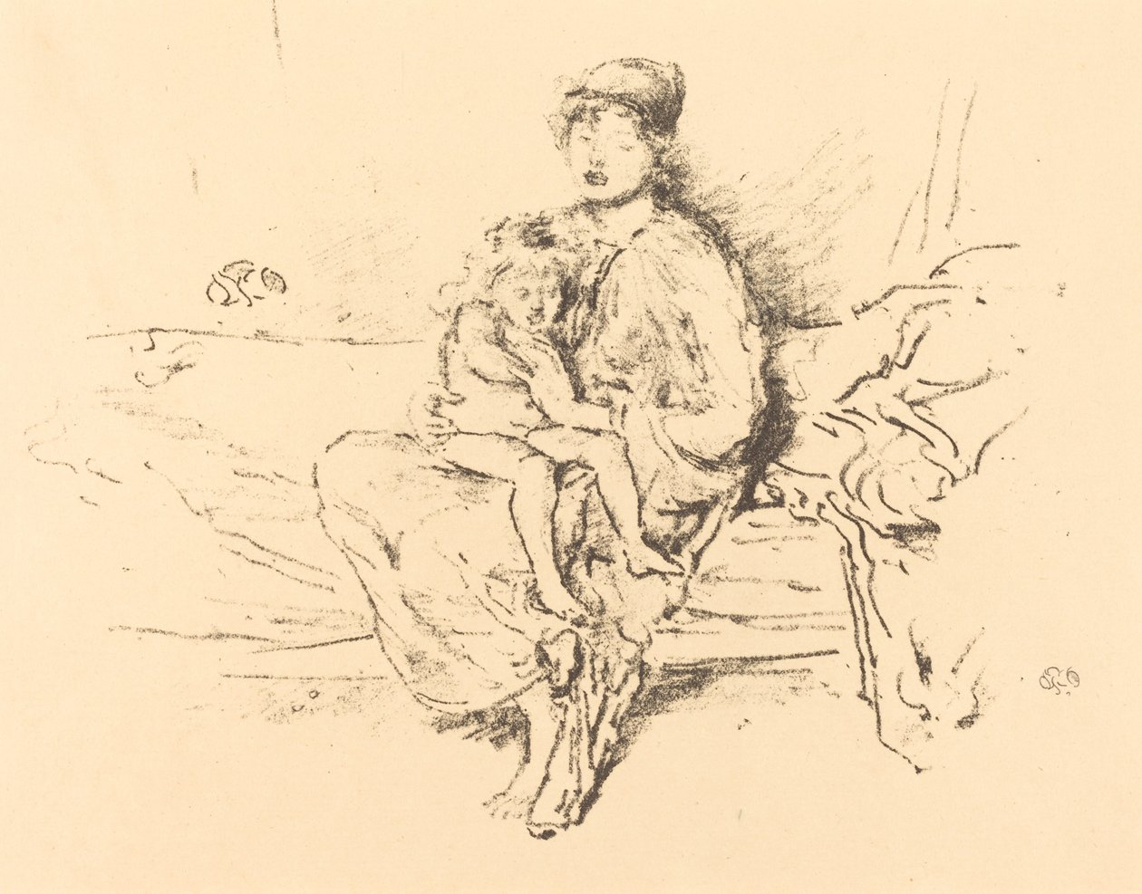 Mère et enfant, n° 2, 1891-1895 - James Abbott McNeill Whistler