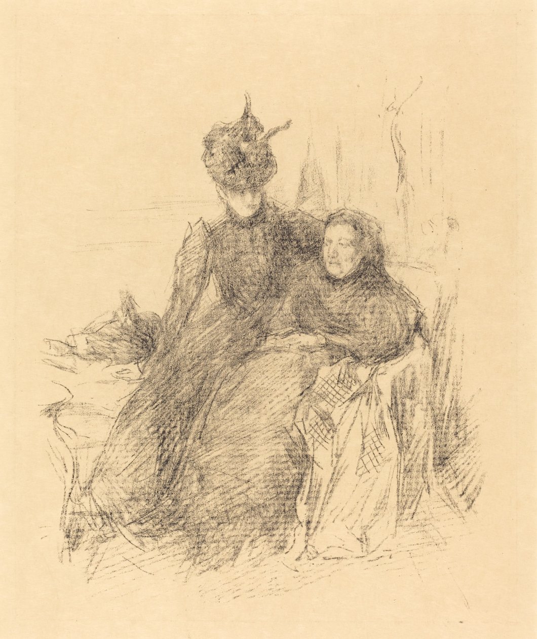 Mère et fille, 1897 - James Abbott McNeill Whistler