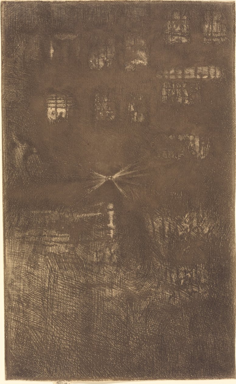 Nocturne : Maison de danse, 1889 - James Abbott McNeill Whistler