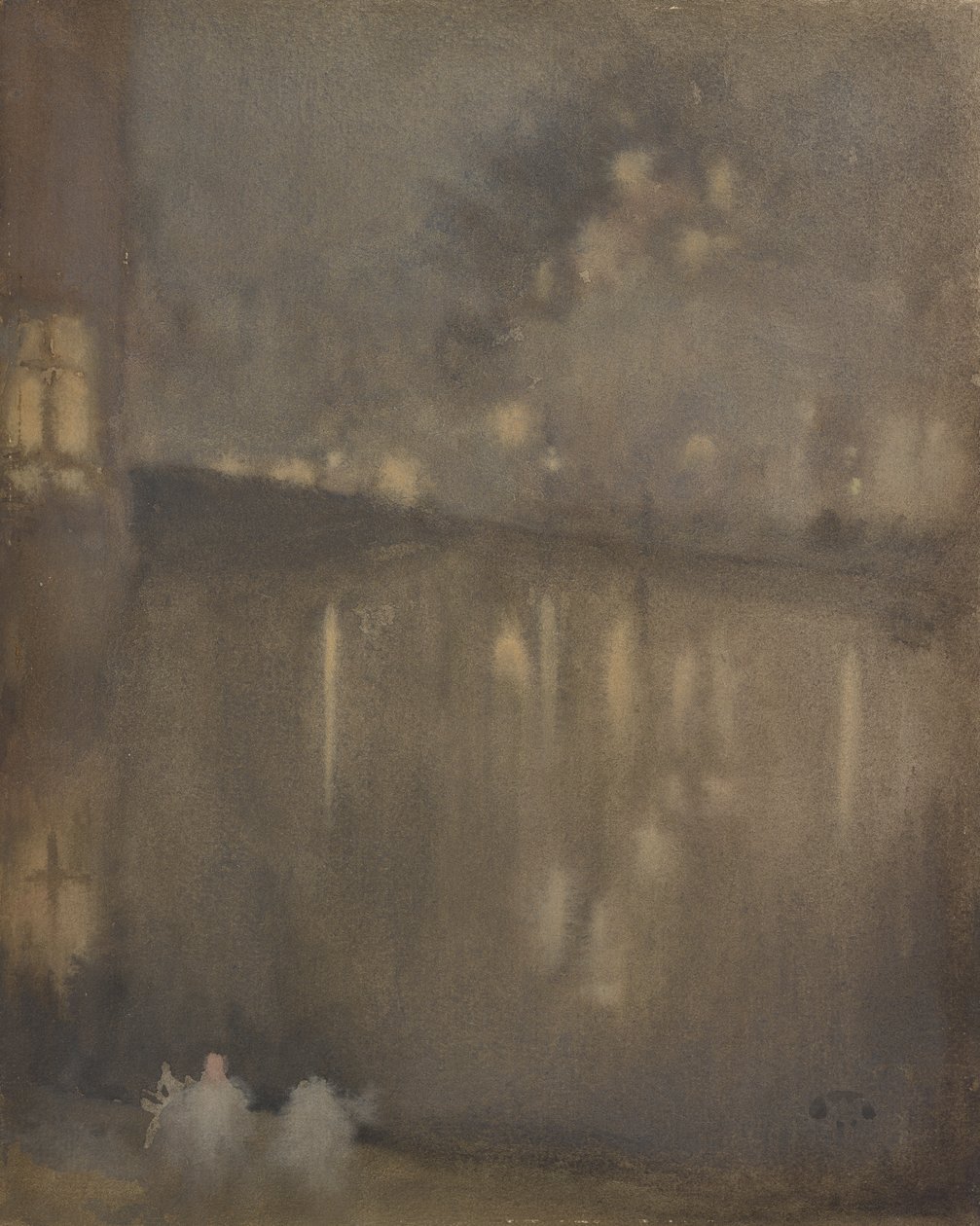 Nocturne : Gris et Or Canal, Hollande, 1882 - James Abbott McNeill Whistler