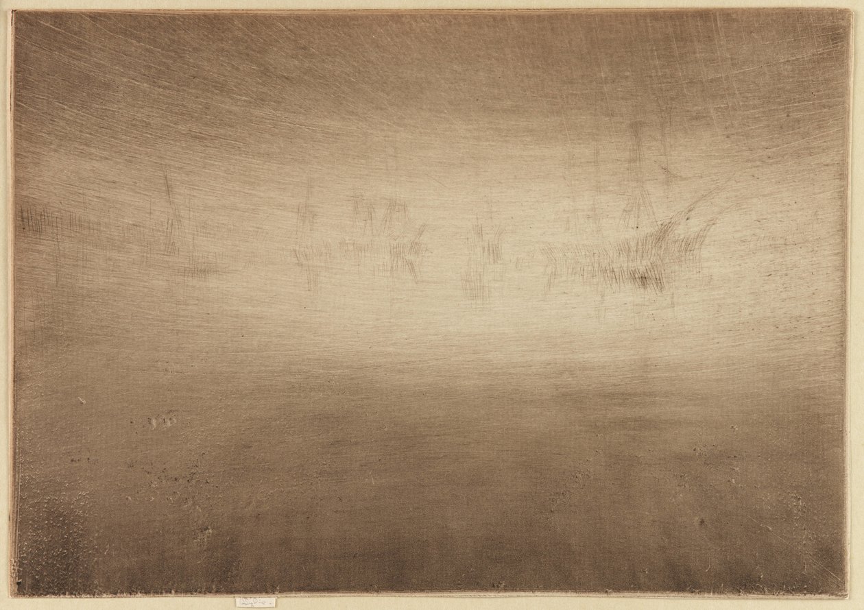 Nocturne Shipping, 1879-1880 - James Abbott McNeill Whistler