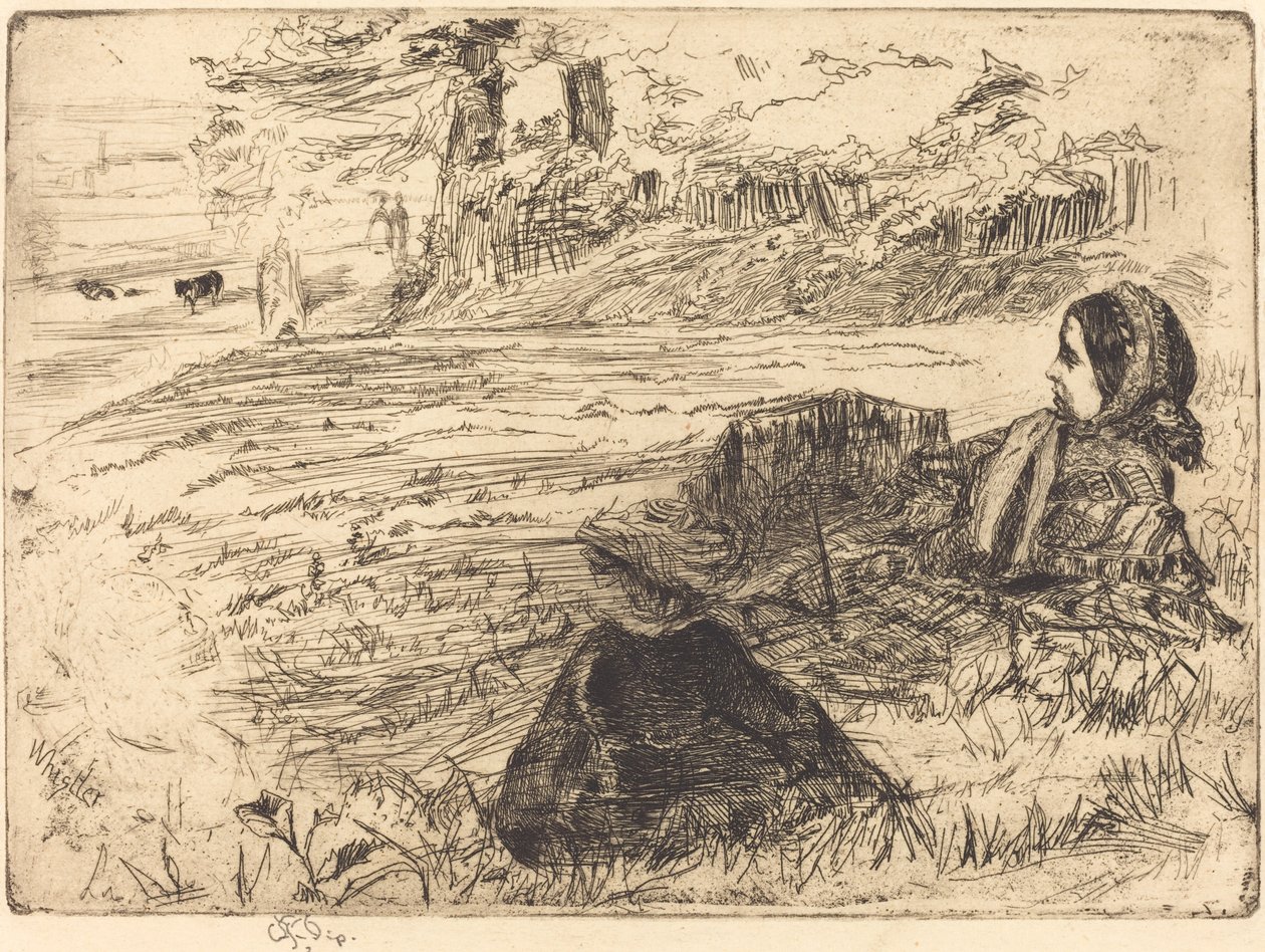 Nourrice et enfant, 1859 - James Abbott McNeill Whistler