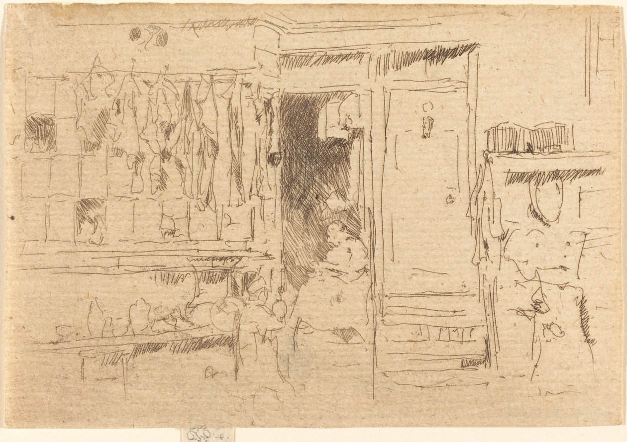 Boutique de vieux vêtements, No.I, c. 1884-1886 - James Abbott McNeill Whistler