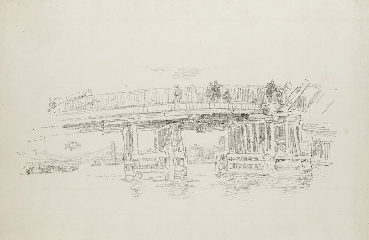 Vieux pont de Battersea, 1879, publié 1887 - James Abbott McNeill Whistler