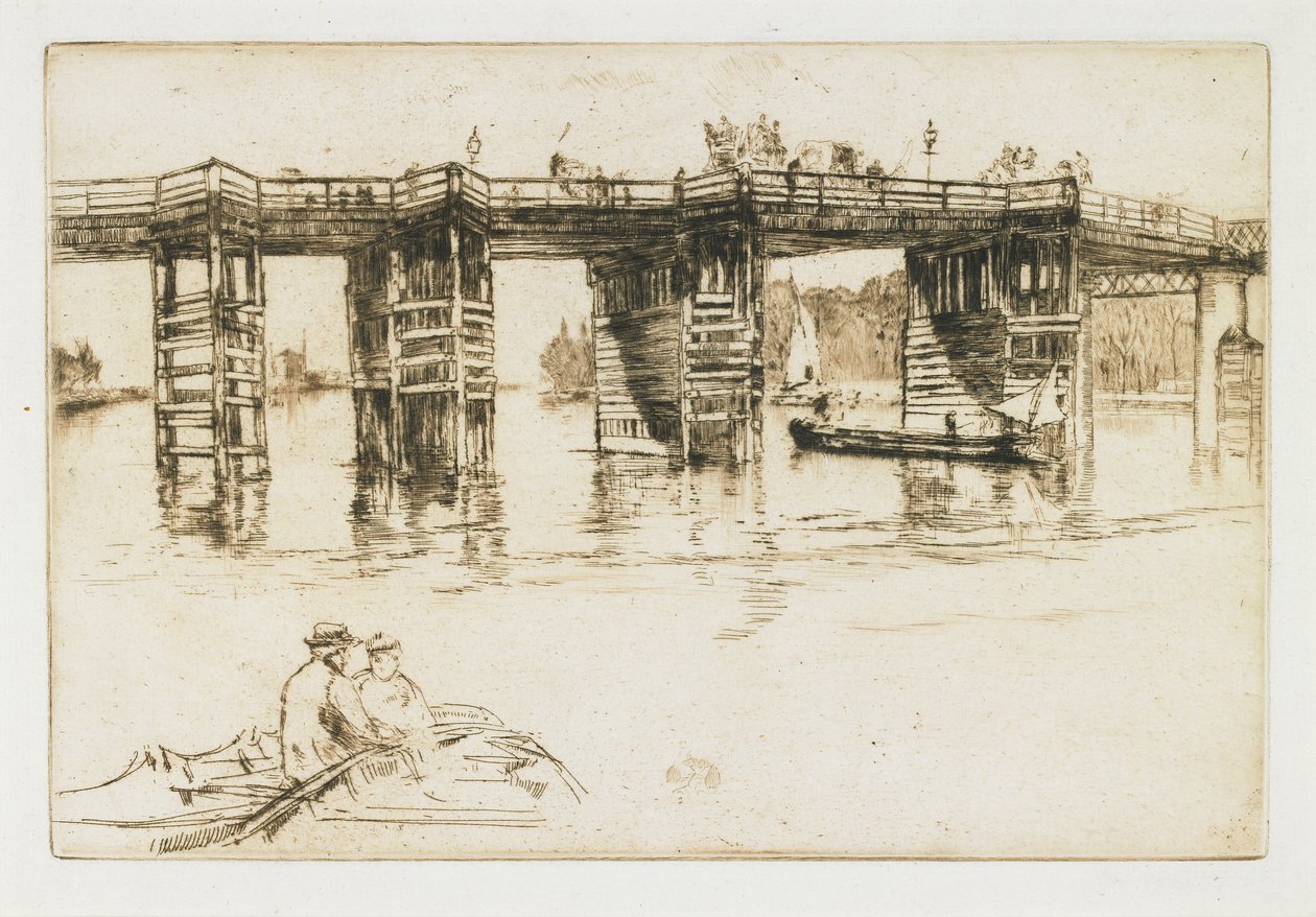 Le vieux pont de Putney - James Abbott McNeill Whistler
