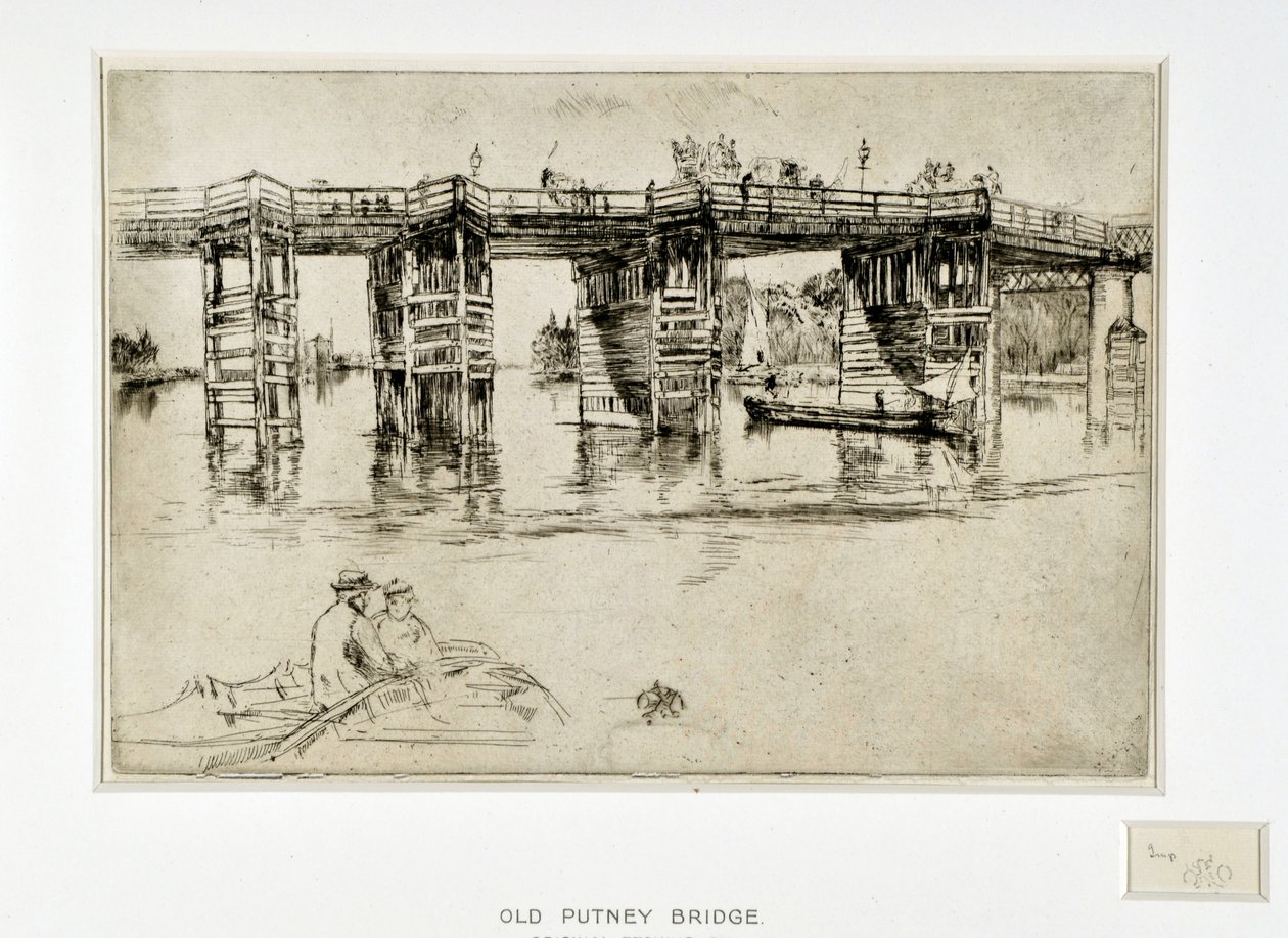 Vieux Pont de Putney - James Abbott McNeill Whistler