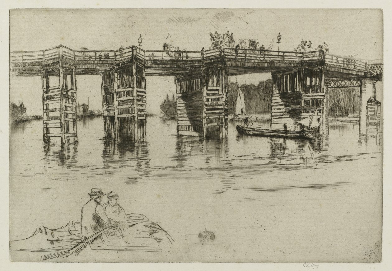 Vieux pont de Putney - James Abbott McNeill Whistler