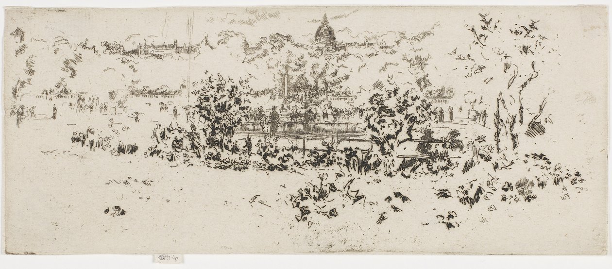 Panthéon, Jardins du Luxembourg, c.1892-93 - James Abbott McNeill Whistler