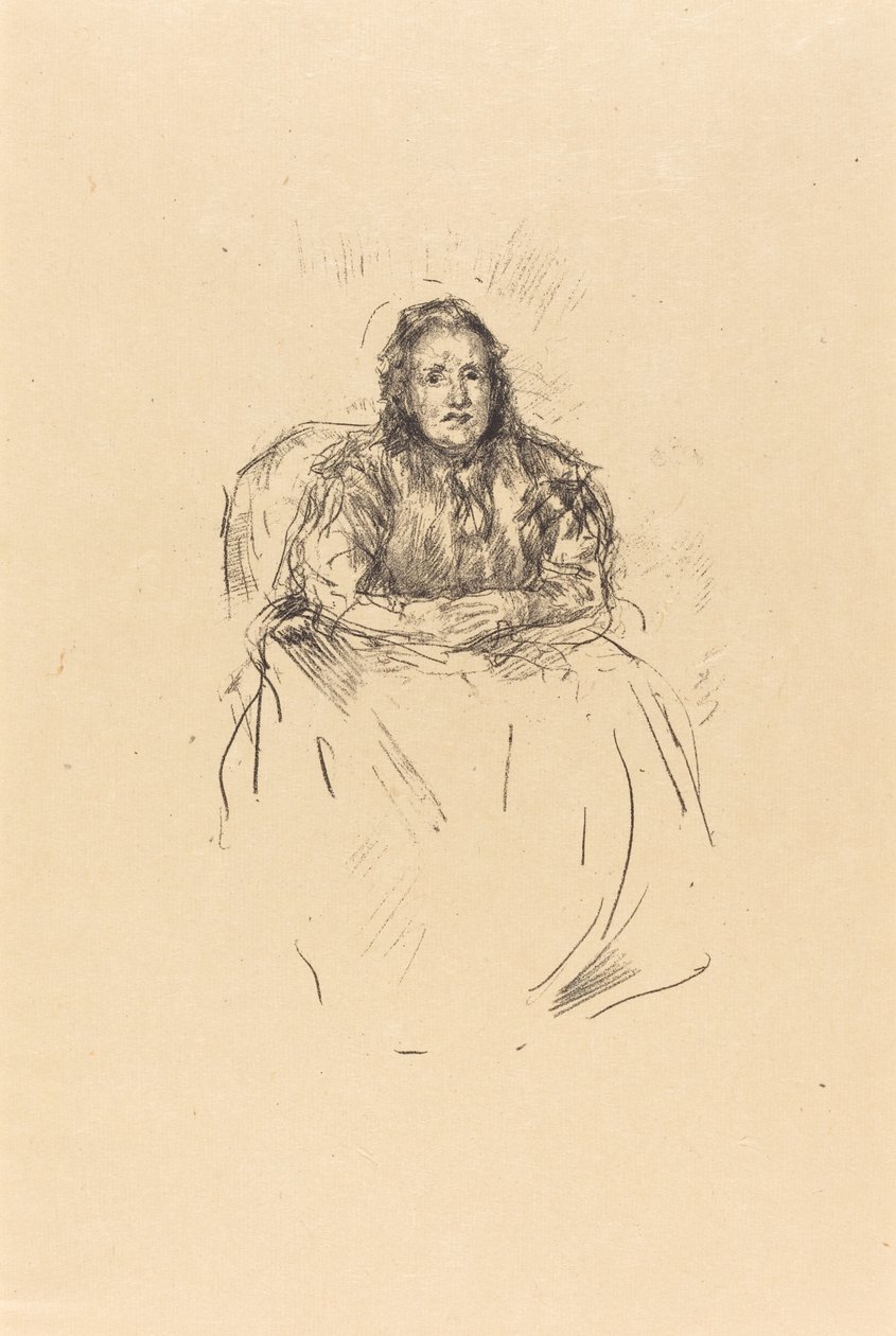 Étude de portrait : Mme Philip, 1896 - James Abbott McNeill Whistler