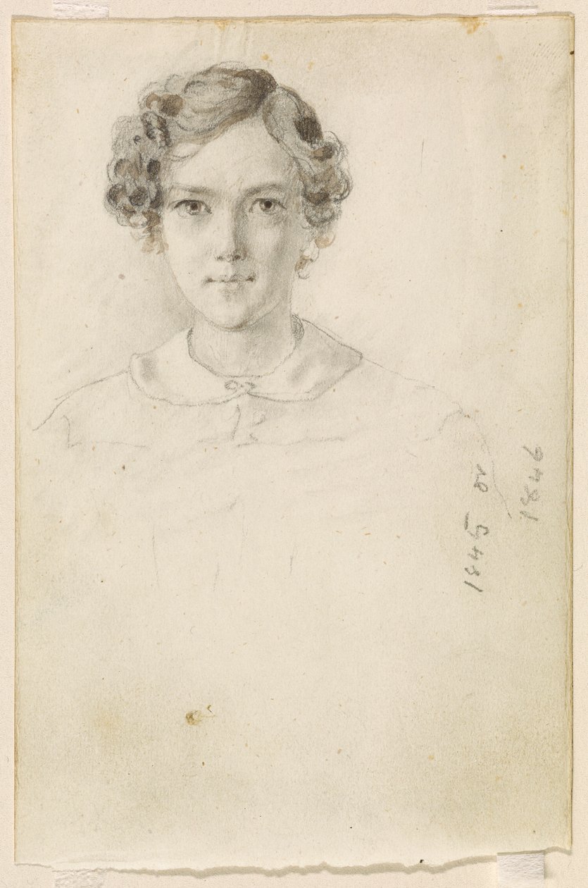 Portrait de Whistler, 1845 ou 1846 - James Abbott McNeill Whistler