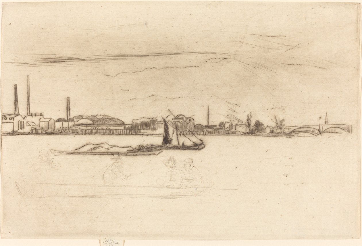 Usine de bougies Price, vers 1875 - James Abbott McNeill Whistler