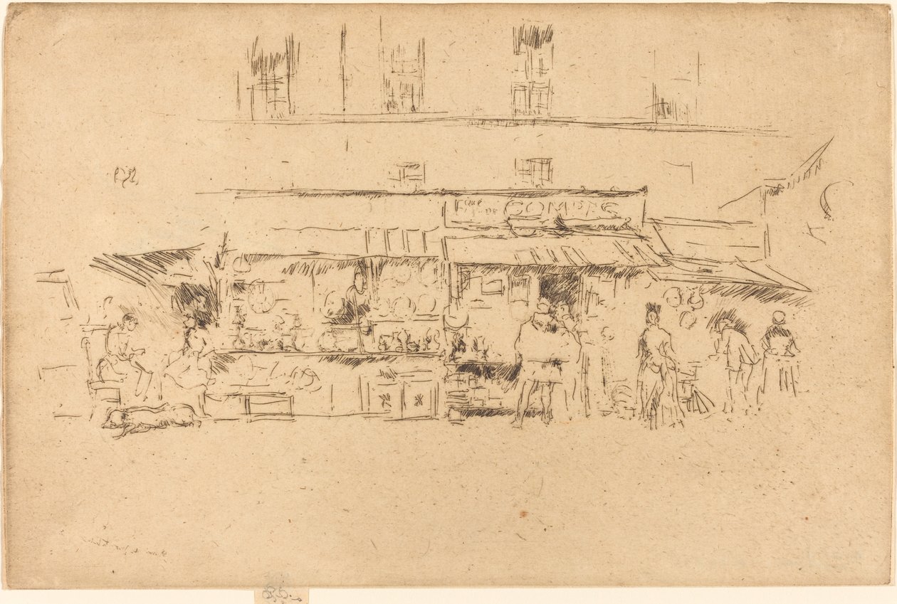 Quai de Montebello - James Abbott McNeill Whistler