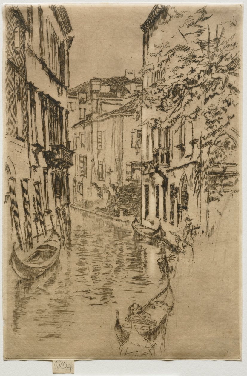 Canal tranquille - James Abbott McNeill Whistler