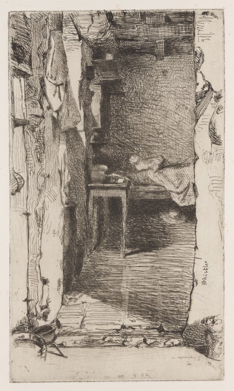 Chiffonniers, Quartier Mouffetard, Paris - James Abbott McNeill Whistler