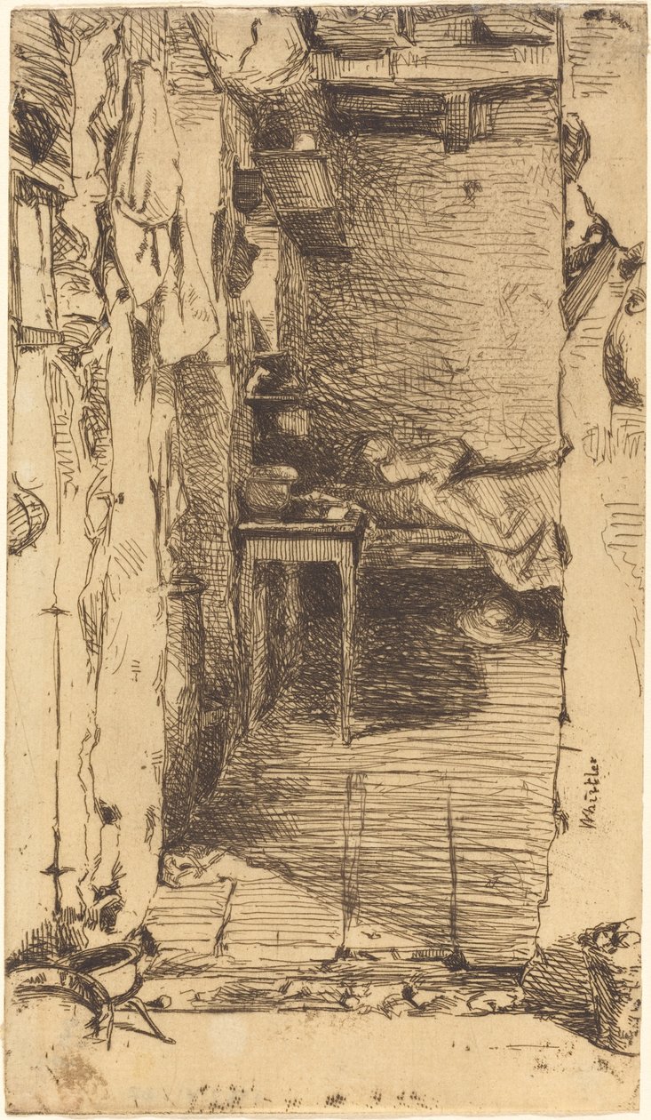 Chiffonniers, Quartier Mouffetard, Paris - James Abbott McNeill Whistler