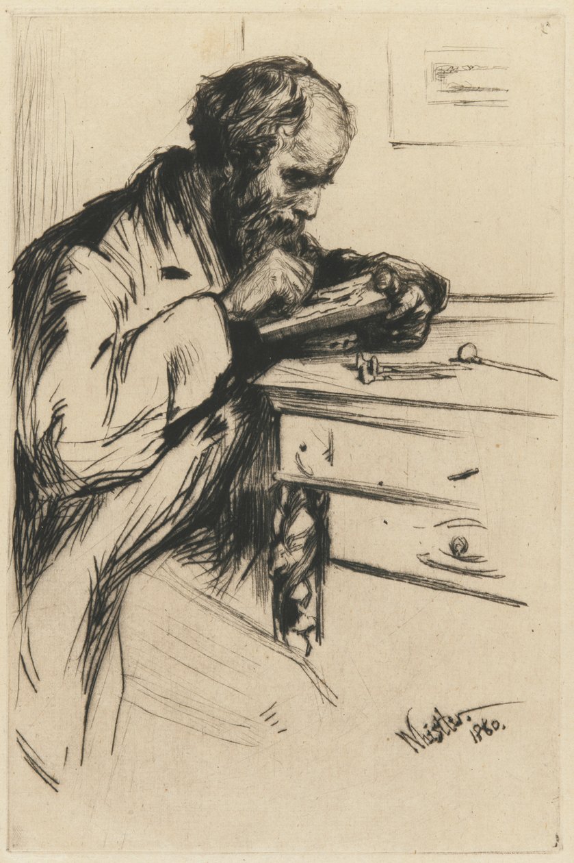 Riault Le Graveur sur Bois, 1860 - James Abbott McNeill Whistler