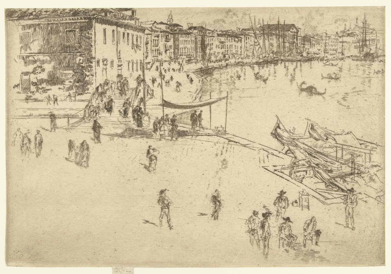 Riva del Sciavoni - James Abbott McNeill Whistler