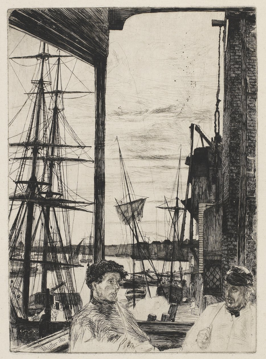Rotherhithe - James Abbott McNeill Whistler