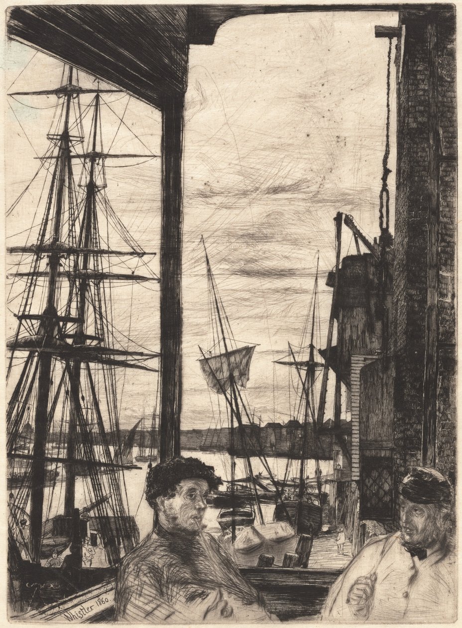 Rotherhithe, 1860 - James Abbott McNeill Whistler