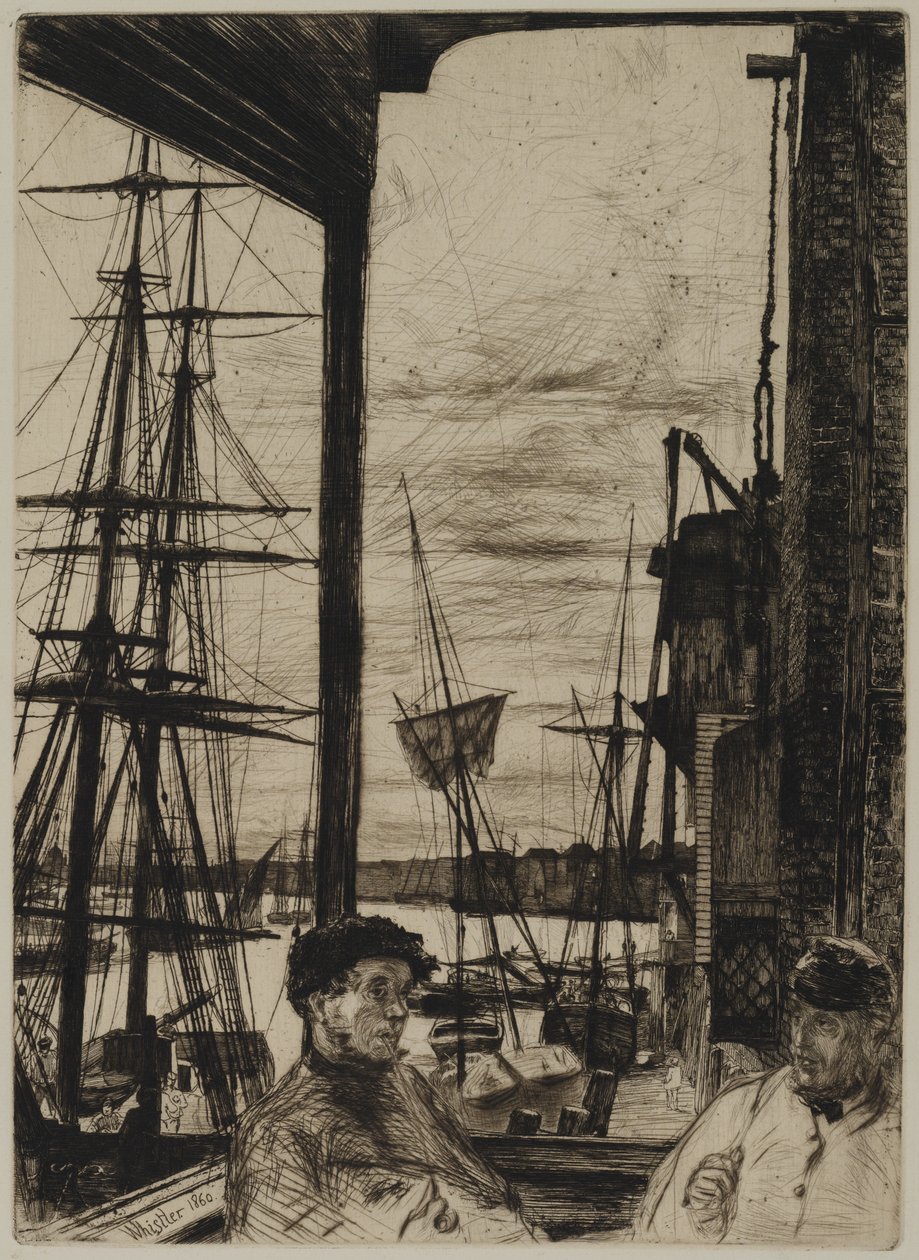 Rotherhithe, 1860 - James Abbott McNeill Whistler