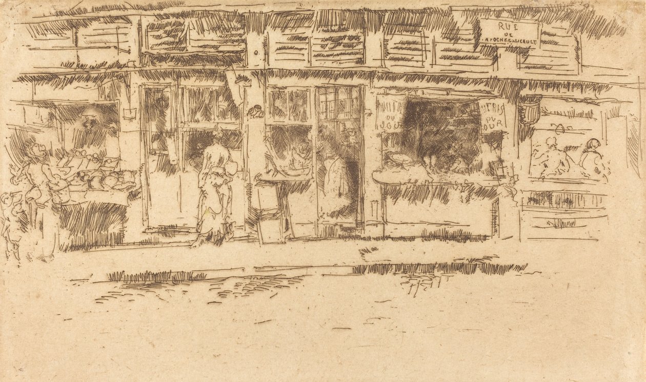 Rue de la Rochefoucault, 1893 - James Abbott McNeill Whistler