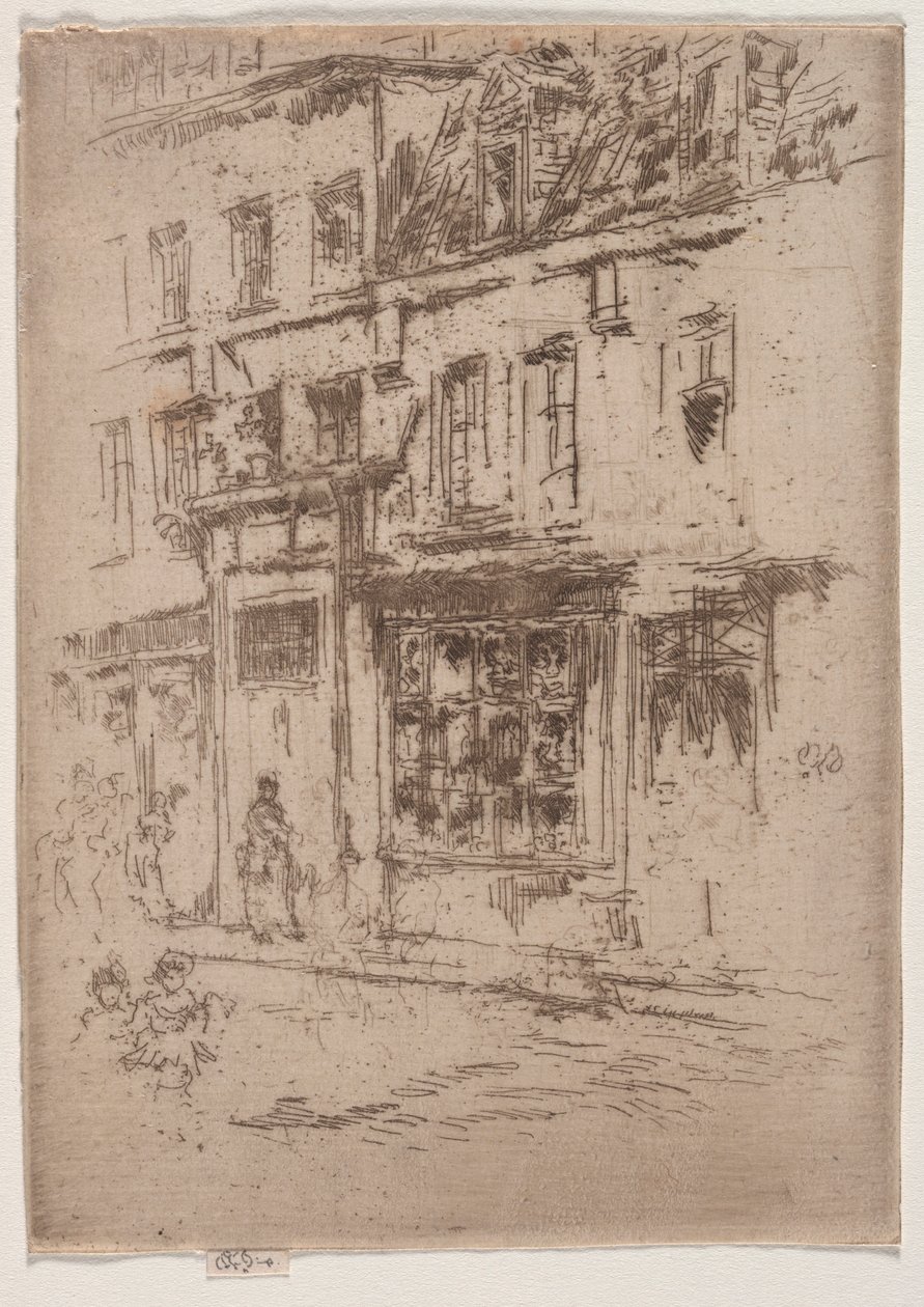 Rue du Beurre, Bruxelles - James Abbott McNeill Whistler