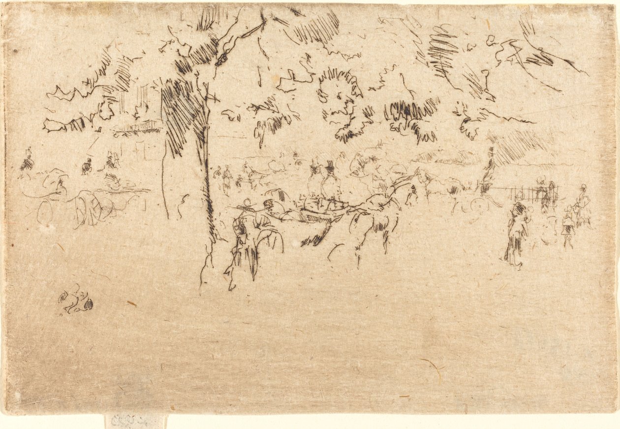 Parc Saint James, vers 1884-1886 - James Abbott McNeill Whistler