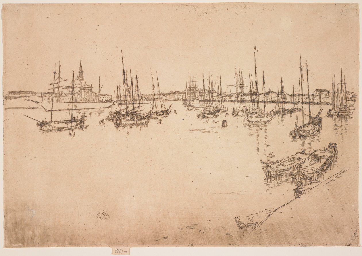 San Giorgio de la deuxième série vénitienne - James Abbott McNeill Whistler