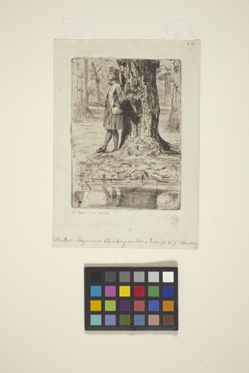 Seymour sous un arbre - James Abbott McNeill Whistler