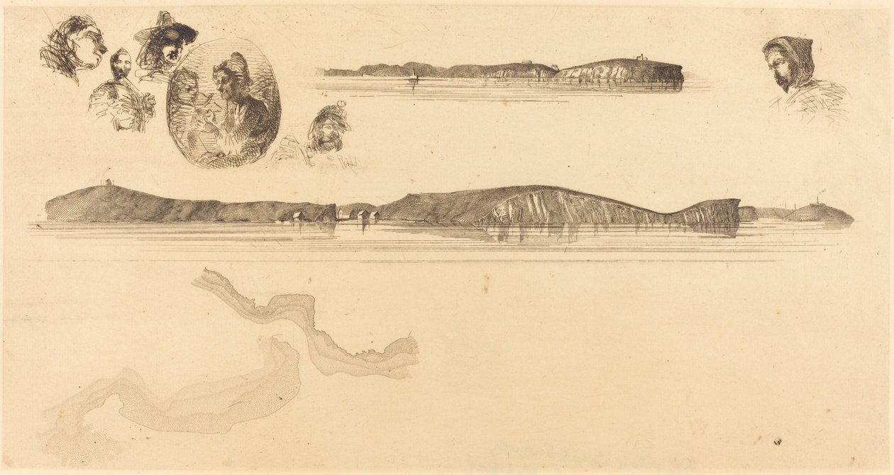 Croquis sur la plaque de l