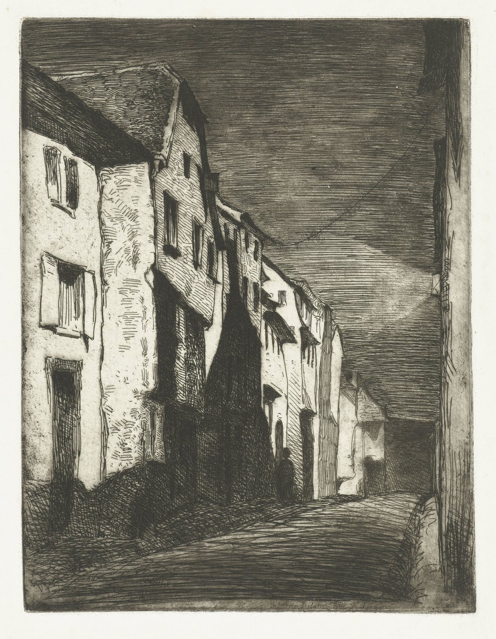 Rue à Saverne - James Abbott McNeill Whistler