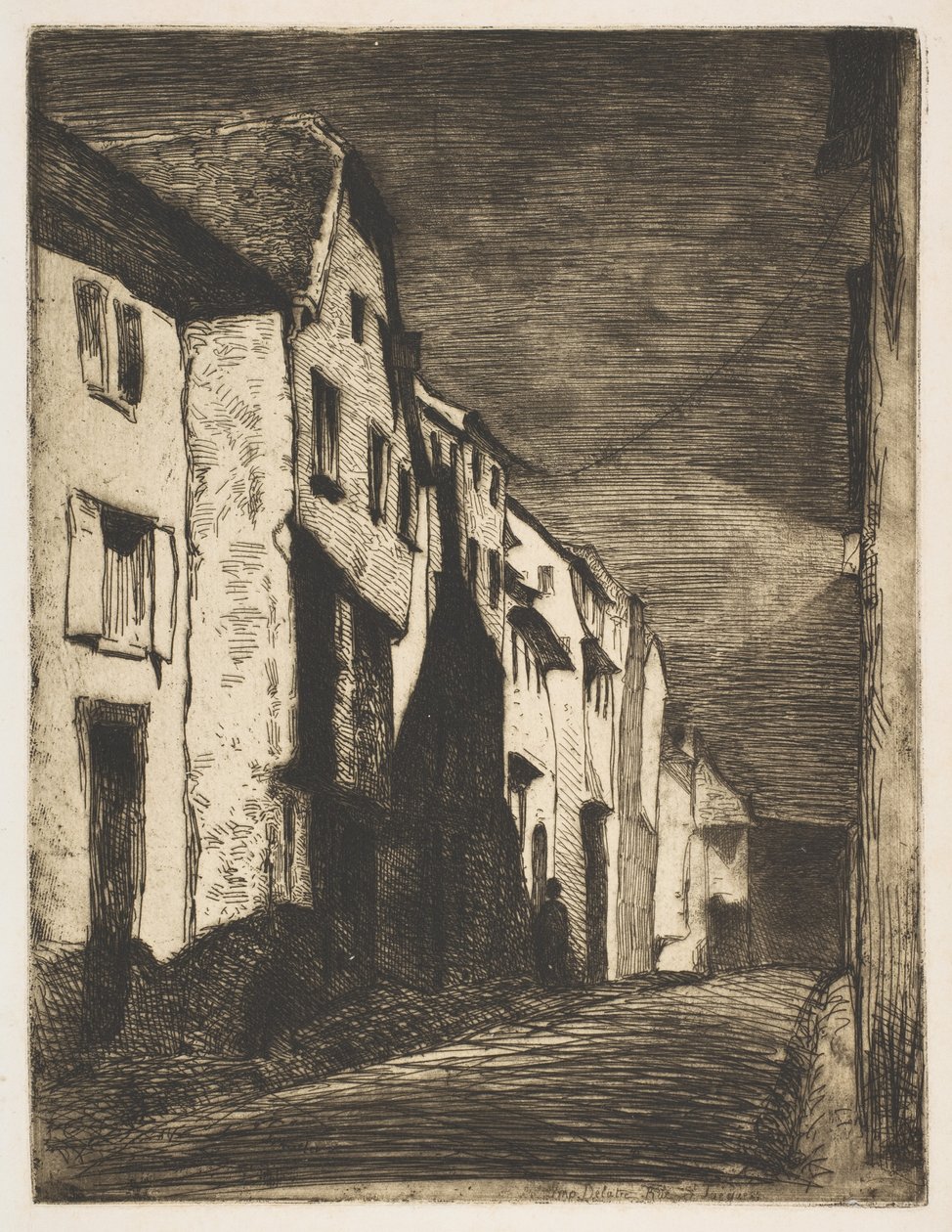 Rue à Saverne - James Abbott McNeill Whistler